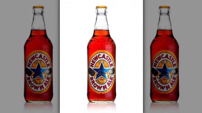 Newcastle Brown Ale beer bottle