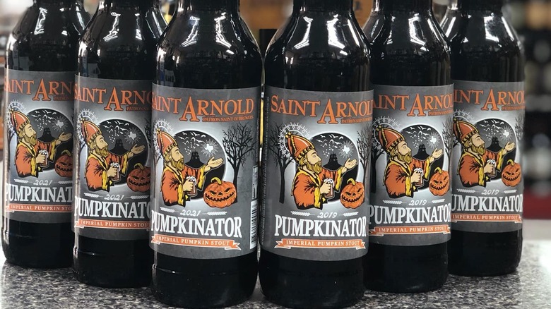 Saint Arnold Pumpkinator beer logo