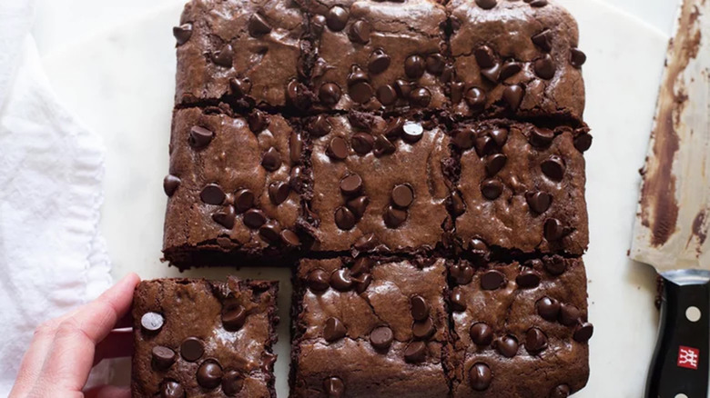 copycat Papa John's brownie