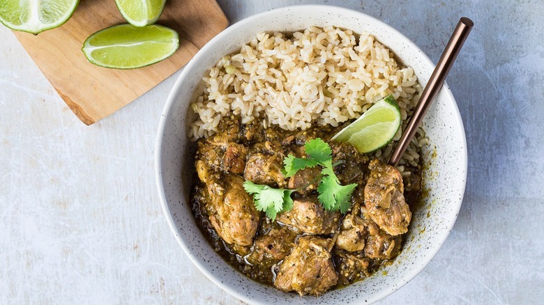 pork stew with rice