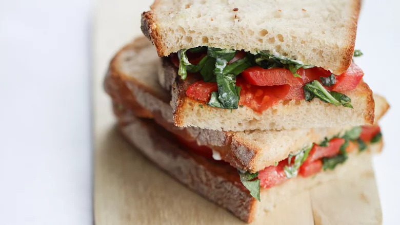 Toasted Tomato Sandwich