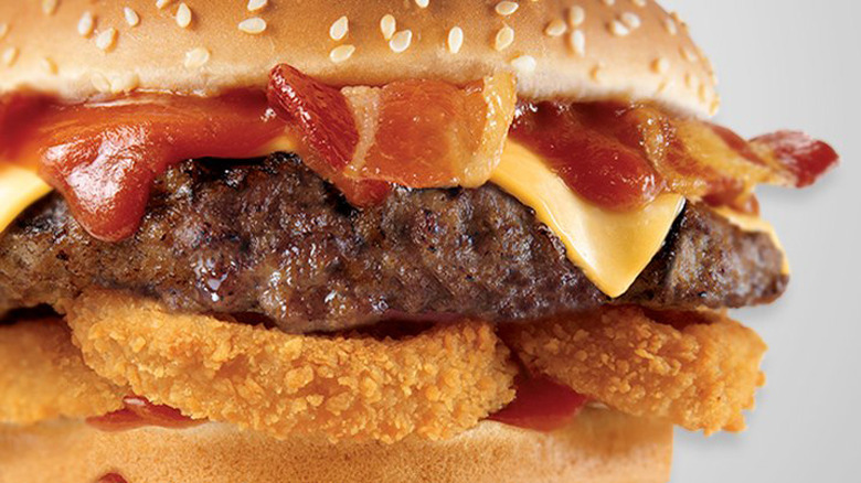 Carl's Jr's Western Bacon Cheeseburger