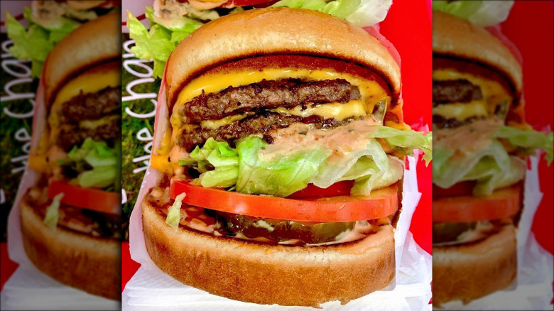 In-N-Out Burger's Animal Style Burger