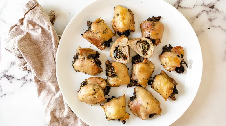 Stuffed Chicken Thighs