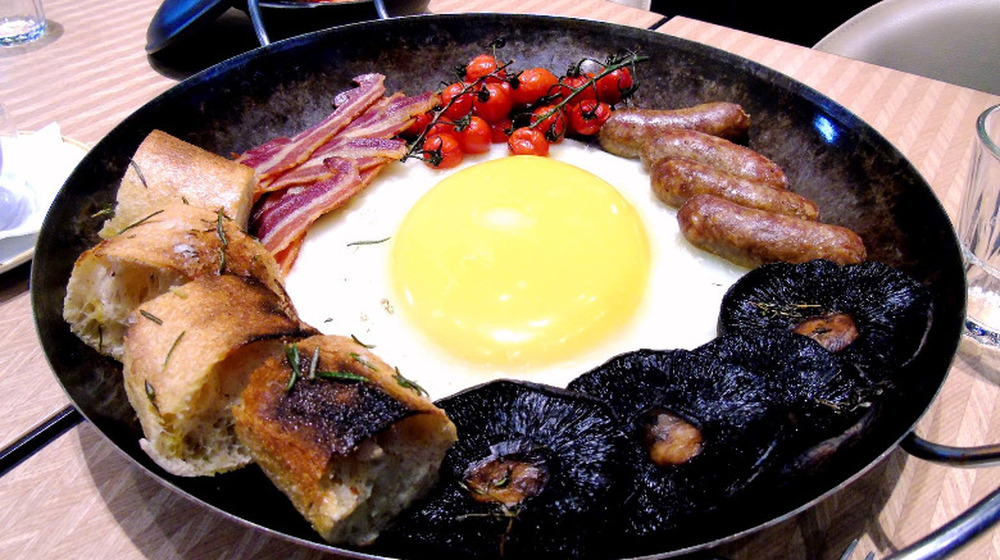 The Ostrich Egg Full English at Florentine Restaurant & Bar