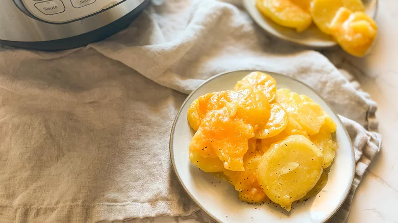 Cheesy potatoes and Instant Pot