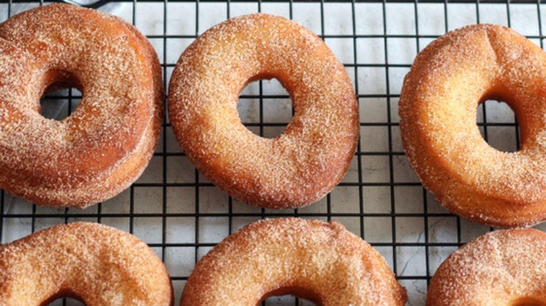 donuts on cooling rack