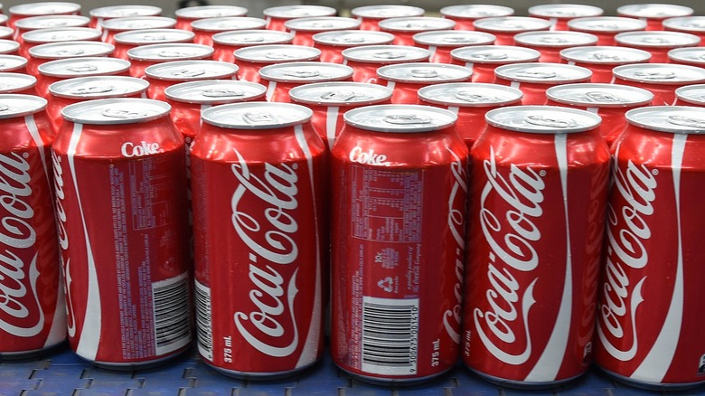 cans of Coke