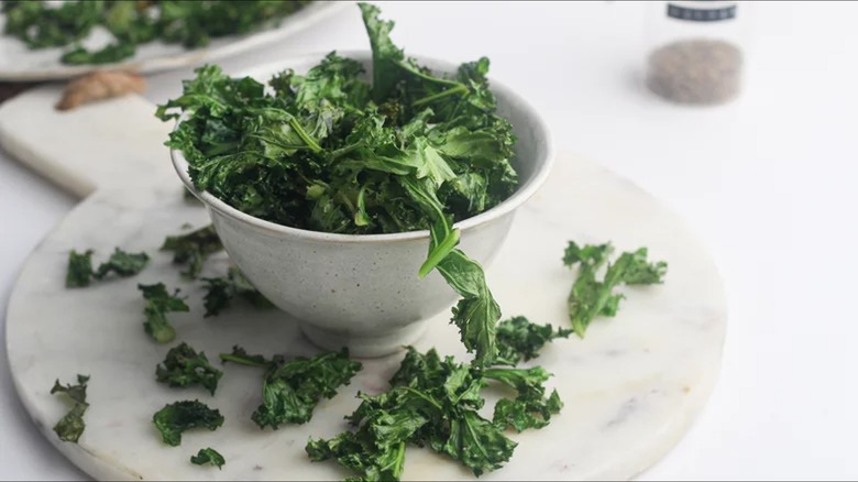 air fryer kale chips