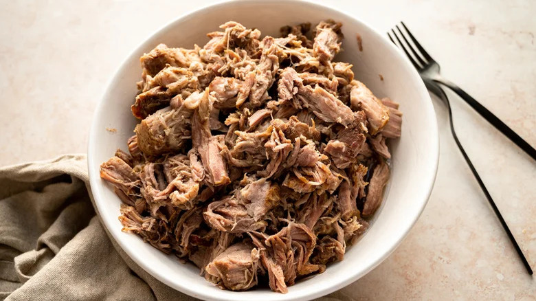 Kalua pork in bowl