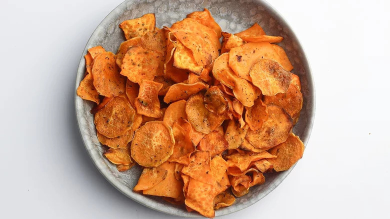 Sweet potato chips