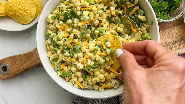 Corn dip with cheese