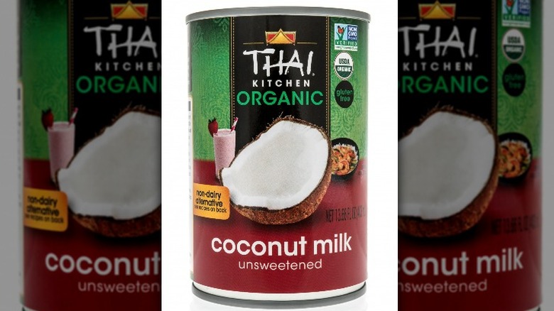 Canned coconut milk