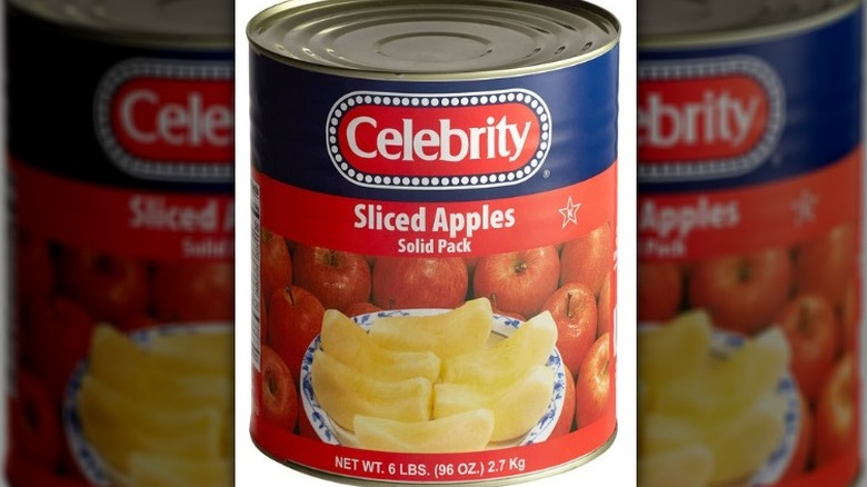 Canned apples