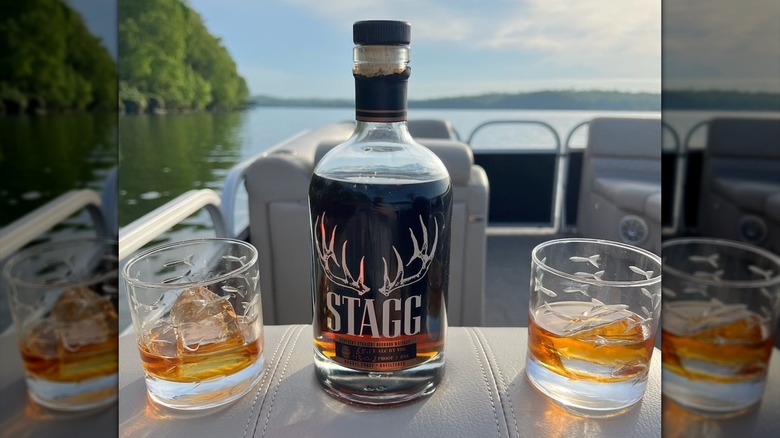 Bottle of Stagg Jr Bourbon