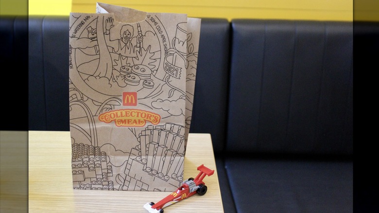 McDonald's Collector's Meal to go bag with toy