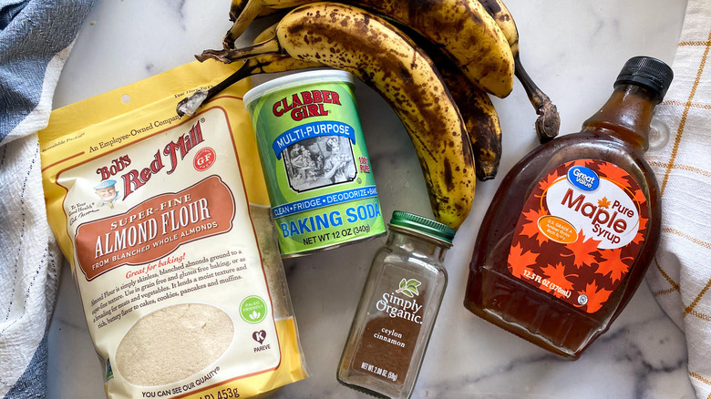 ingredients for banana bread cookies