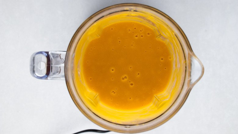 blended butternut squash soup