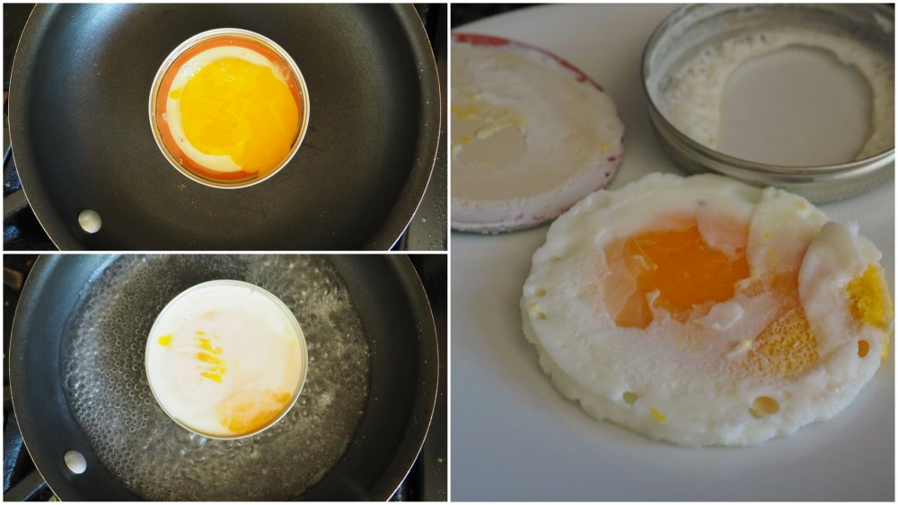 how to cook circle eggs for for this 5-ingredient copycat McDonald's Sausage and Egg McMuffin recipe directions