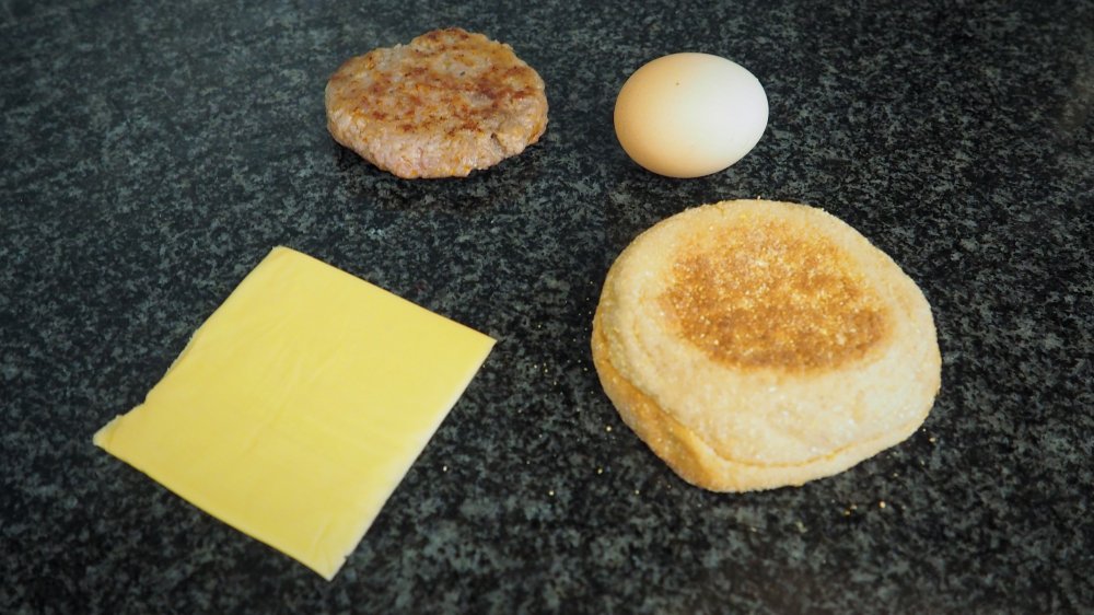 5-ingredient copycat McDonald's Sausage and Egg McMuffin ingredients