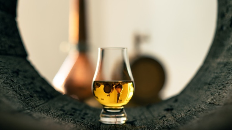 A glass of Scotch