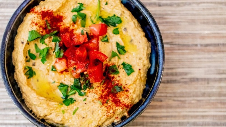 baba ganoush in bowl