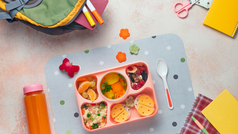 homemade lunchable or bento box