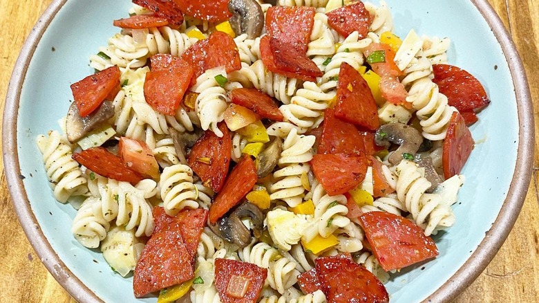 pizza pasta salad