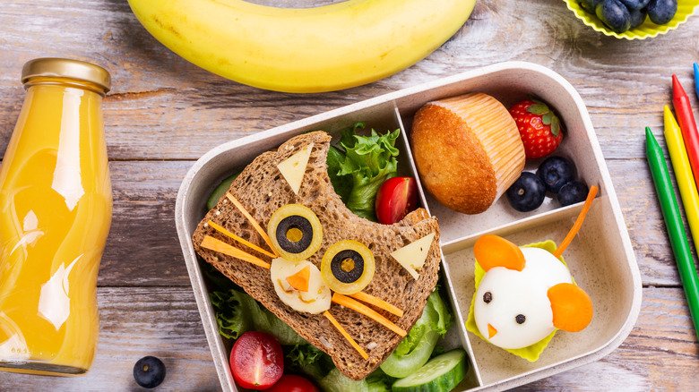 simple kids bento box lunches