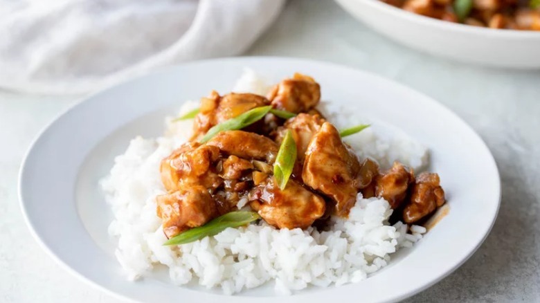 Bourbon chicken