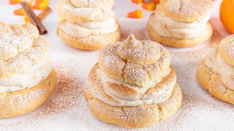 Pumpkin Cream Puffs