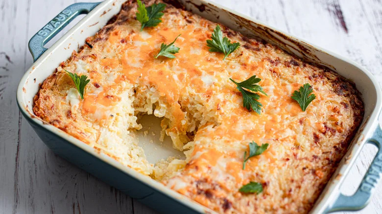 Cheesy potato casserole