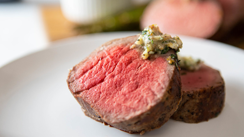 chateaubriand with parsley butter