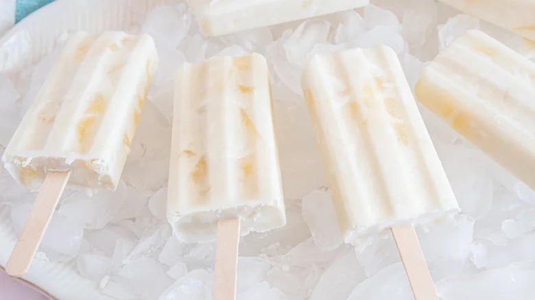 pina colada popsicles