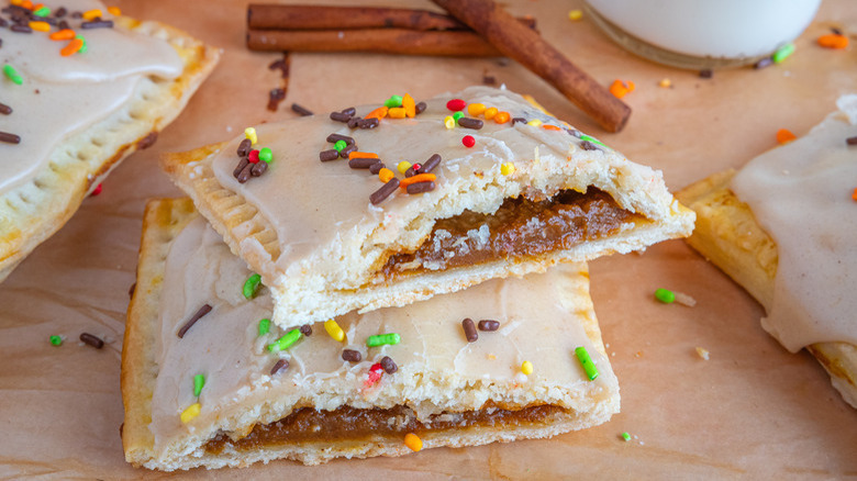 Pumpkin-filled toaster tarts