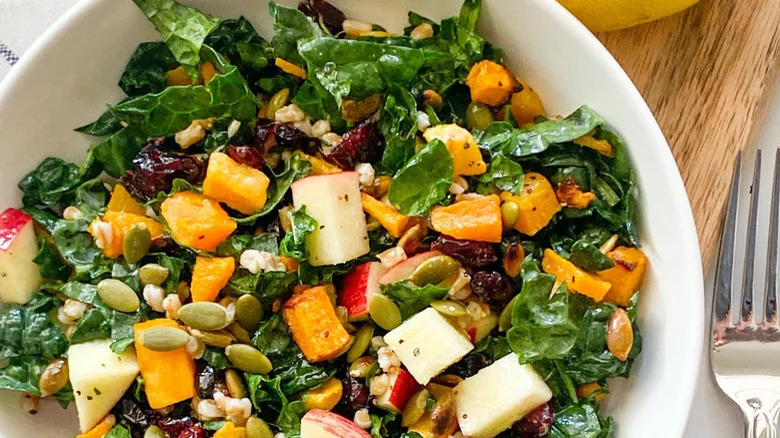 Fall Salad With Roasted Butternut Squash