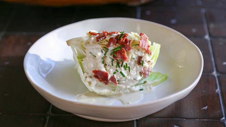 Homemade Steakhouse Wedge Salad