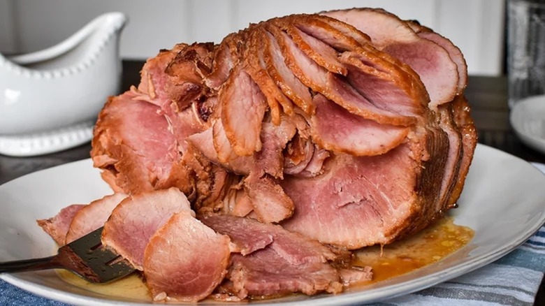 sliced honey baked ham 