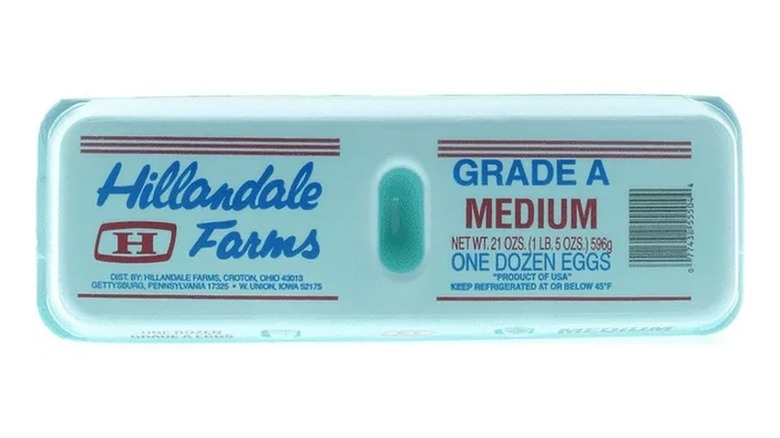 carton of Hillandale eggs