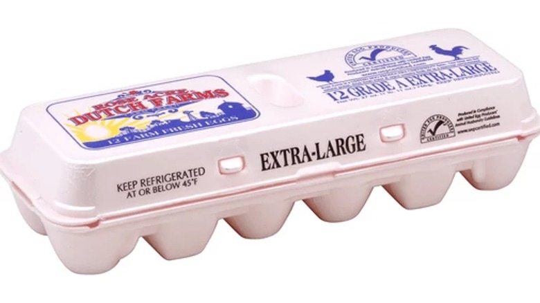 carton of Rose Acre Farms eggs