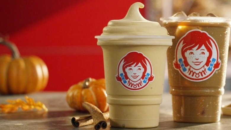 Wendy's pumpkin spice Frosty