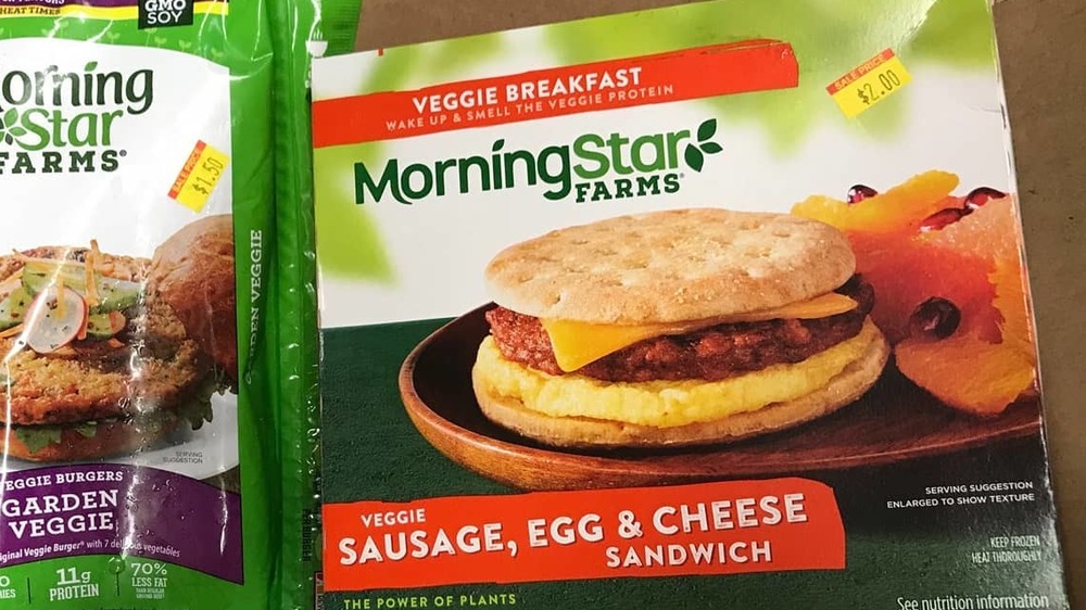 MorningStar Farms Sausage, Egg & Cheese Vegetarian Breakfast Sandwich