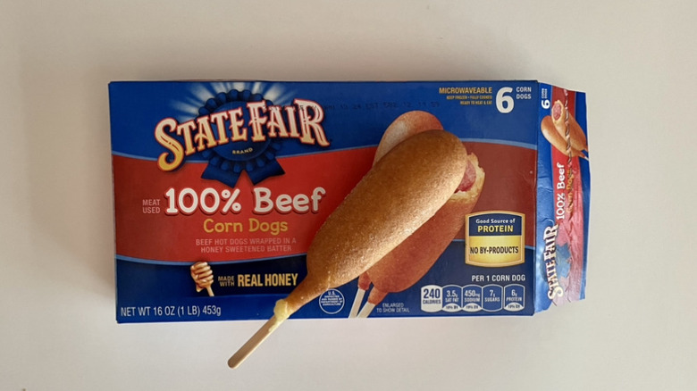 State fair beef corn dogs