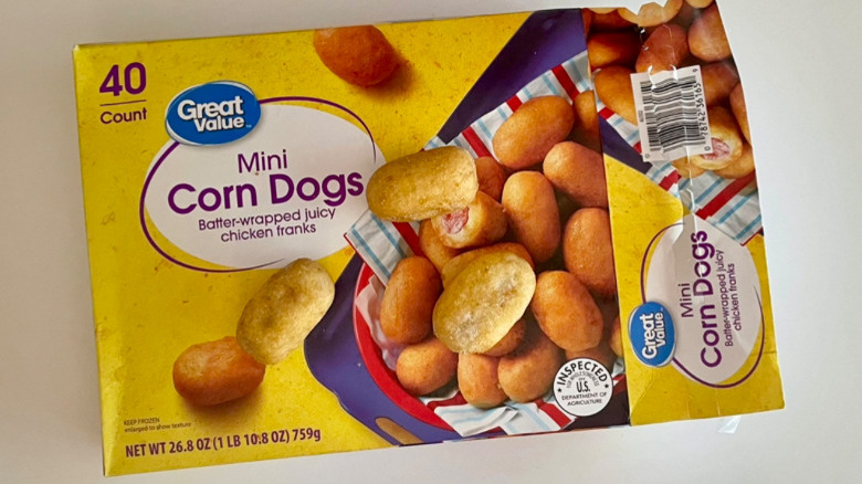 Mini corn dog box