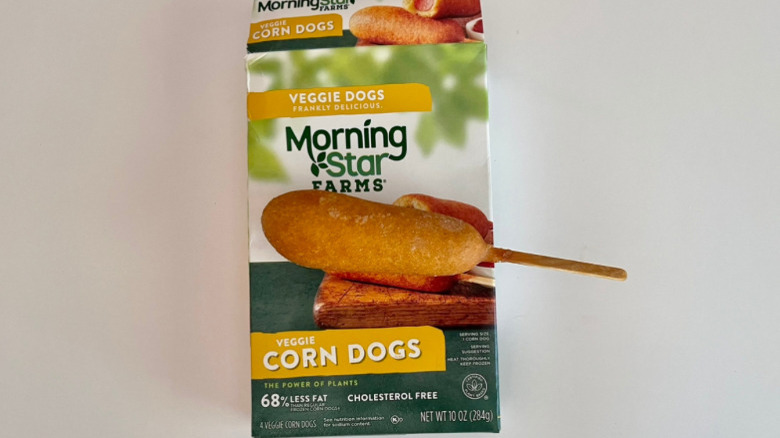 Morning star corn dog box