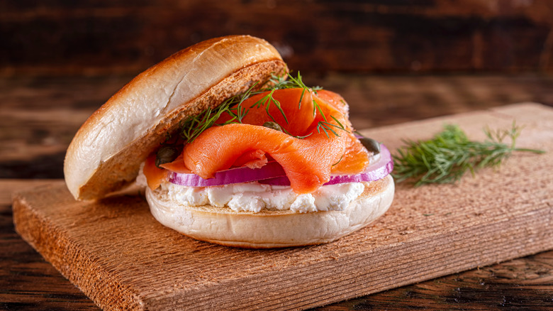 Bagel and lox