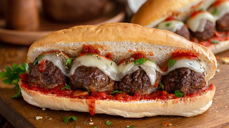 Meatball sandwich