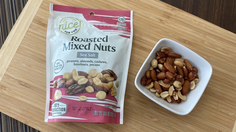 bag of Nice! Roasted Mixed Nuts