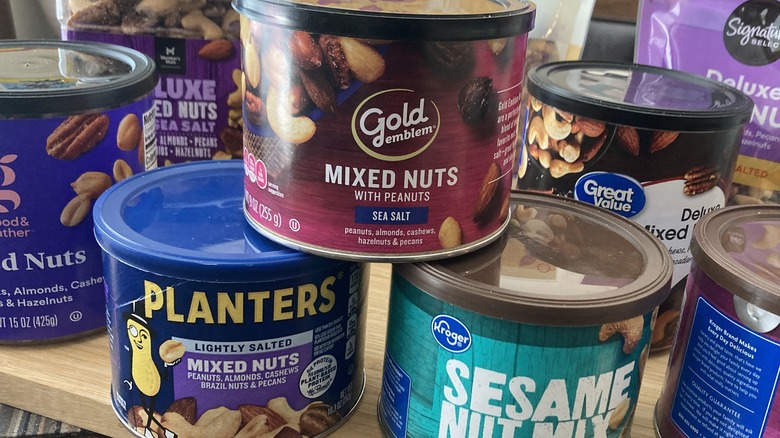 collections of mixed nuts