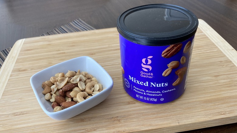 can of Good & Gather Mixed Nuts